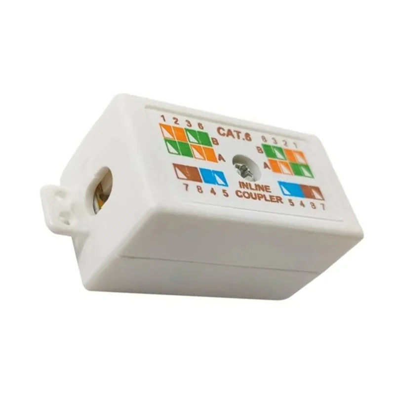 A73E-Cat6 정션 박스 이더넷 네트워킹 케이블 연결용 비차폐 다운 유형 커플러