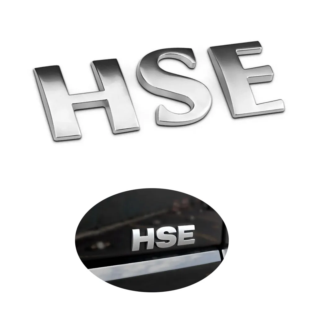 Logo Hse Per Range Rover Hse Adesivi Laterali Parafango Auto Adesivi Paraurti Posteriore Adesivi Lettera Porta Posteriore Accessori Automobilistici