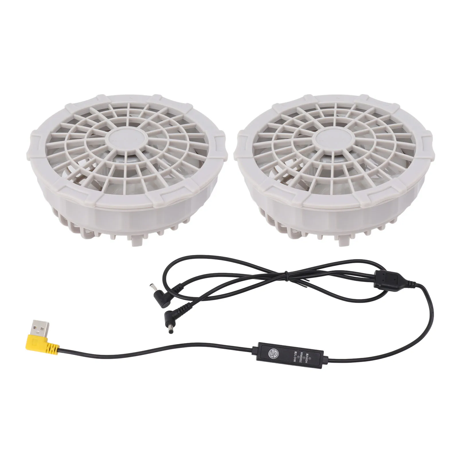 USB Cooling Vest Fan 5V Wearable Adjustable Dual Head Air USB Air Conditioned Clothes