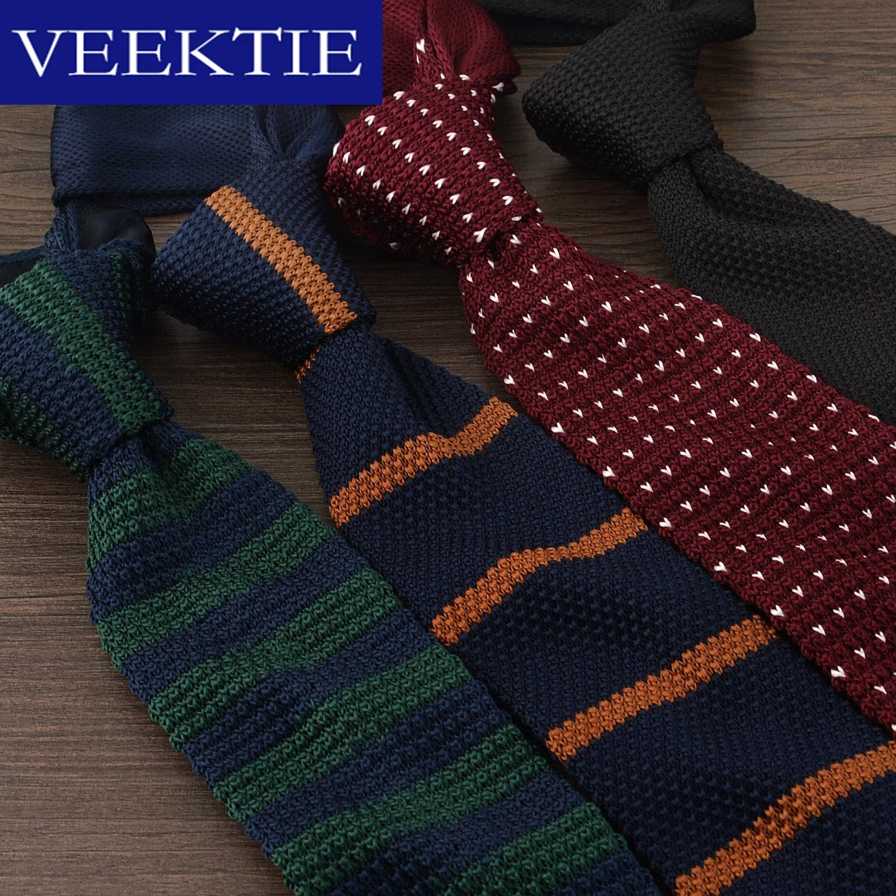 Винтажный брендовый повседневный мужской стиль VEEKTIE 7 см Официальный дизайнерский однотонный смешанный рисунок лоскутный зимний