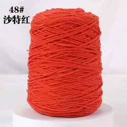 Premium 400g Tufted Yarn for DIY Rug Making and Knitting Projects (48 SAUDI RED)