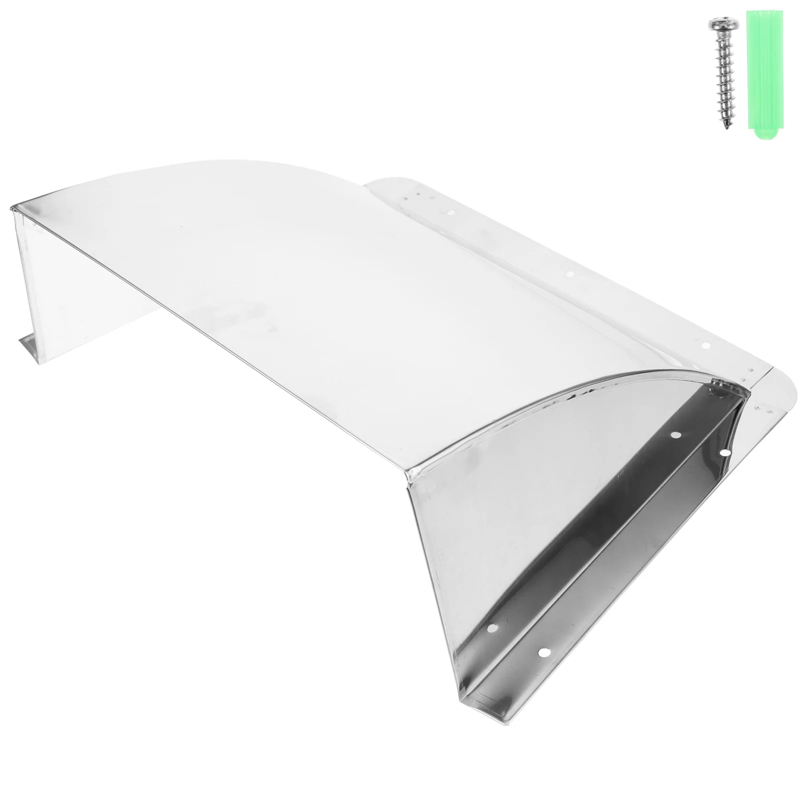 

Rain Cover Stainless Steel Windshield Ceiling Vent Cap Exhaust Hood for Outdoor
