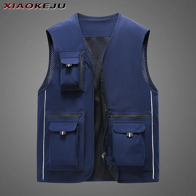 Summer Vest Man Hunting Coat Men Work Tactical Military Men's Winter Jackets Free Shipping Utility Clothing Mesh Fishing Suit