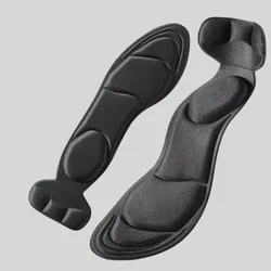 Women's Memory Foam Anti - Slip Breathable Comfort Heel Protection Insoles (Black)