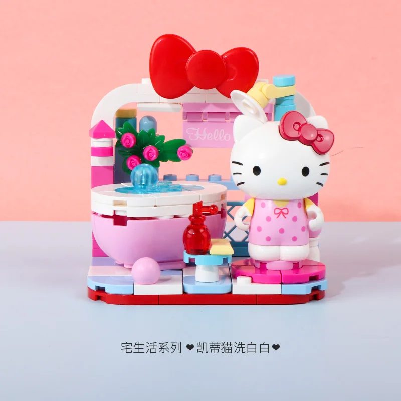 Original Keeppley Sanrio HelloKitty Kuromi My Melody Cinnamon