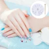 24Pcs Nail Pendants DIY Set with Dangle Nail Charm Piercing Tool Hand Drill nail charm nail pendant 4