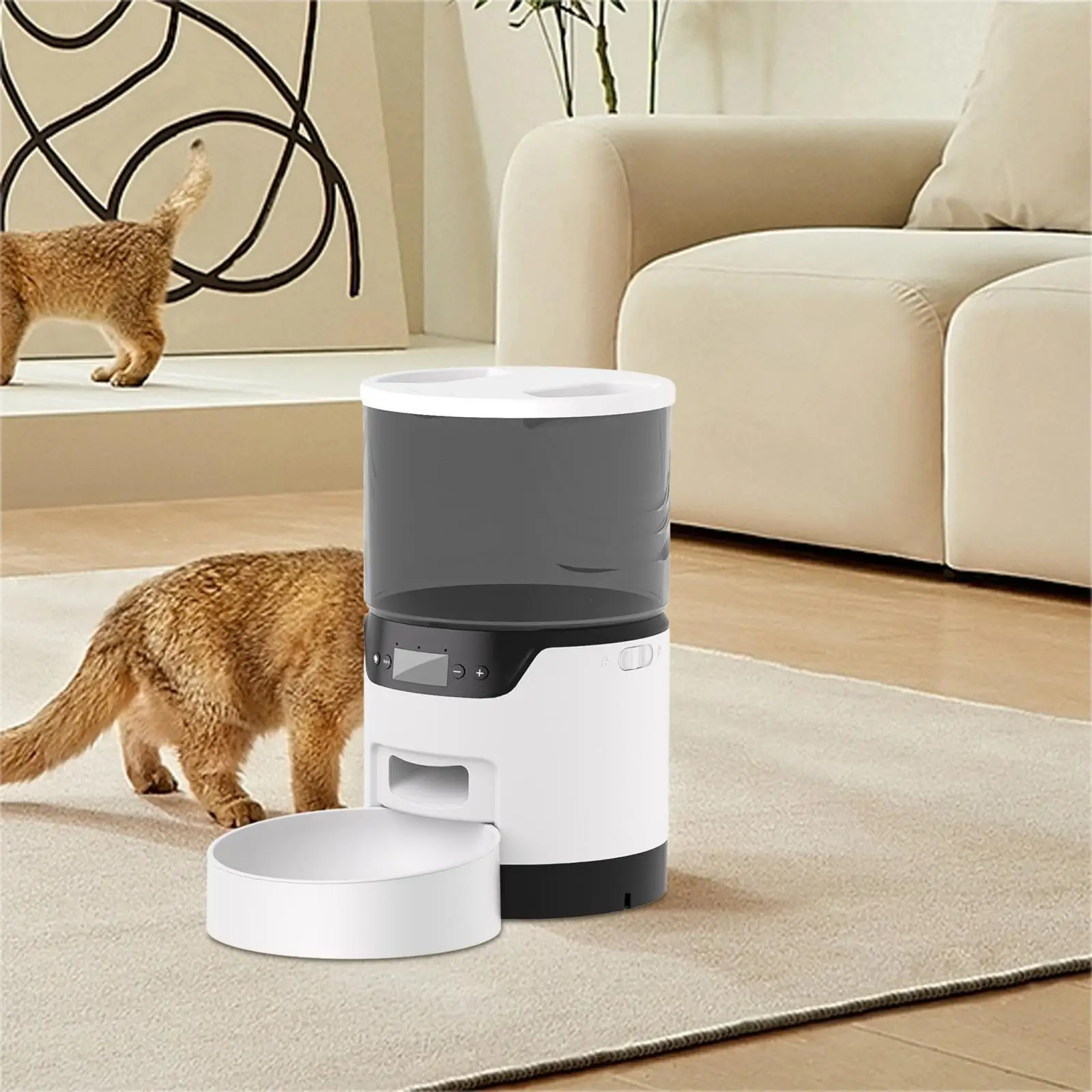 

3L Cat Feeder with 1-4 Meals Smart Automatic Cat Feeder for Kitten Kitty Pet