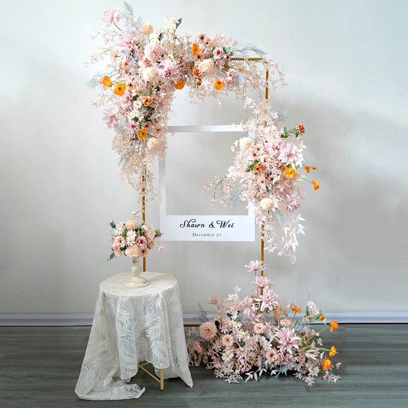 4 Ghirlande Di Fiori Di Ciliegio Artificiali Lunghissime 180 Cm L'una - Rami Fioriti Di Seta Rosa Per Decorazioni Matrimonio, Feste In Giardino, Pareti Di Casa E Camera Da Letto - Effetto Sakura