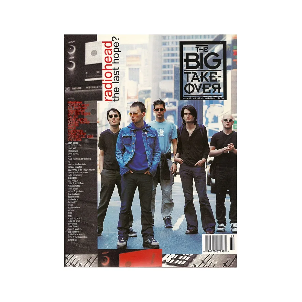 Vintage Radiohead Scandinavian Canvas Art 6