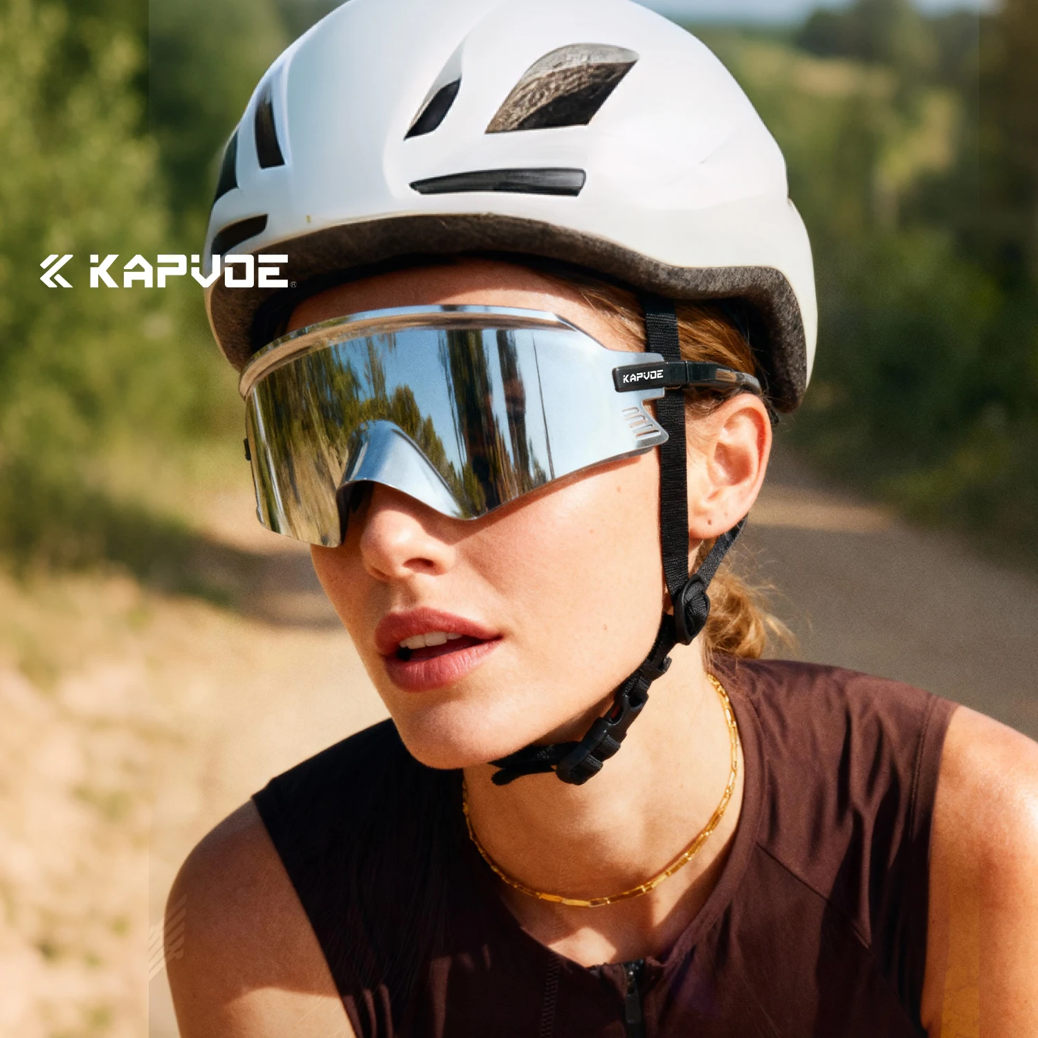 Kapvoe 사이클링 선글라스 하이킹 안경 남성용 MTB 자전거 자전거 선글라스 UV400 여성용 야외 스포츠 고글 러닝 안경