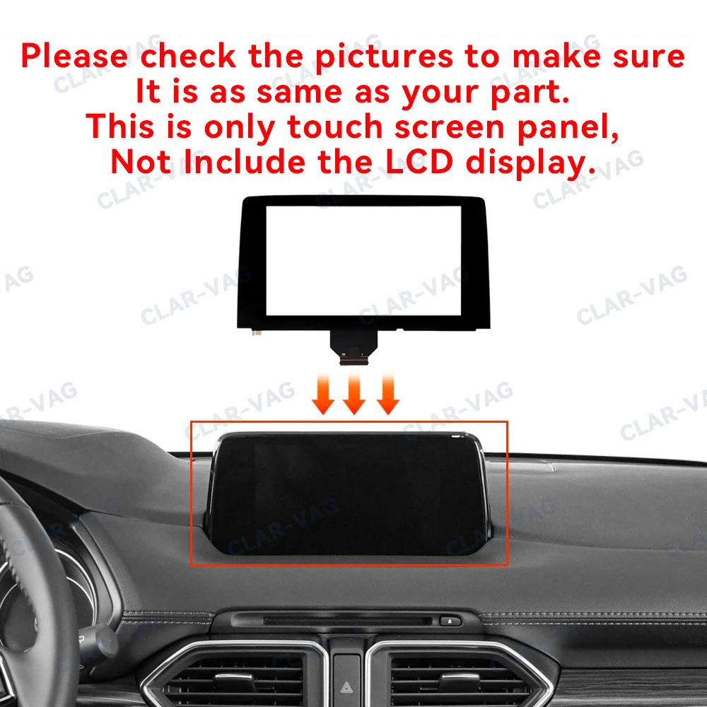 Car Multimedia Player Multimedia Touch Screen 7 Inch 50 Pin Touch Screen Glass Digitizer For Mazda CX 5 Car DVD Player Navigation Radio Parts