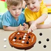 Orbital logic chess 2 player battle black white children thinking training brain use intelligence Strategy board game Track toy 4