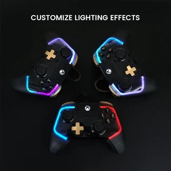 GameSir Kaleid Flux Xbox Controller Wired Gamepad for Xbox Series X, Xbox Series S, Xbox One game console Hall Effect Joystick 5