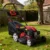 High Power Lawn Mower 18 Inch 4 Stroke Engine Self Propelled Hand Push Type Home Garden Grass Cutter Lawn Maintenance Tool 2