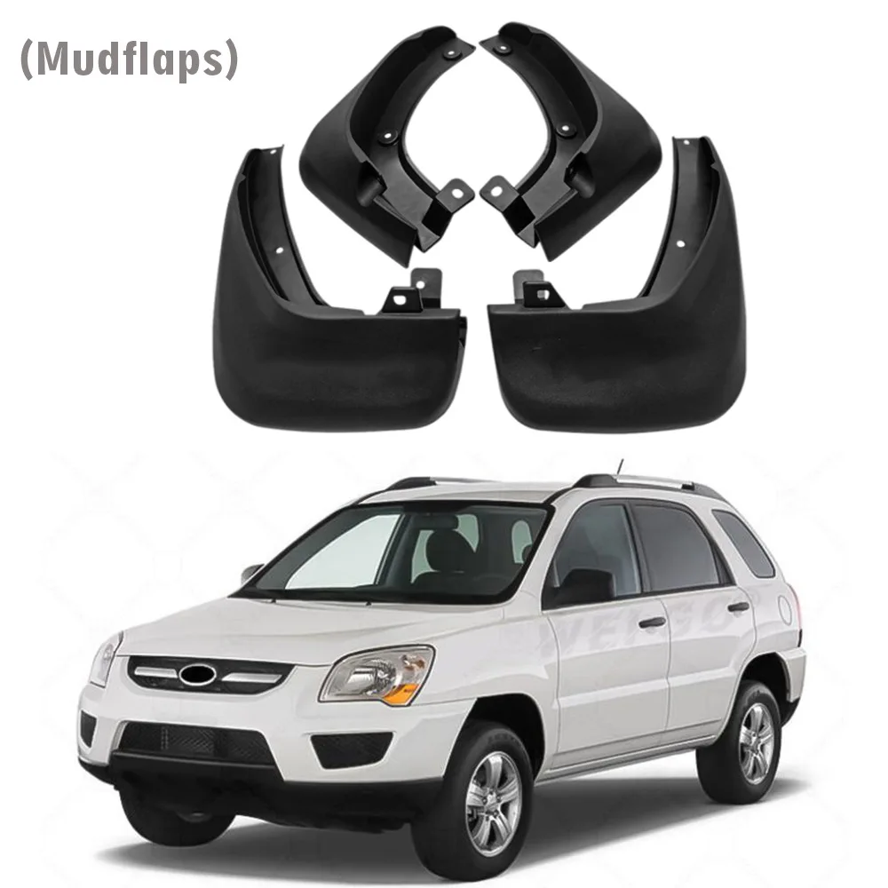 2004-2010 Kia Sportage 액세서리 자동차 타이어의 머드 가드 및 머드 가드 가죽, 진흙 방지 및 물