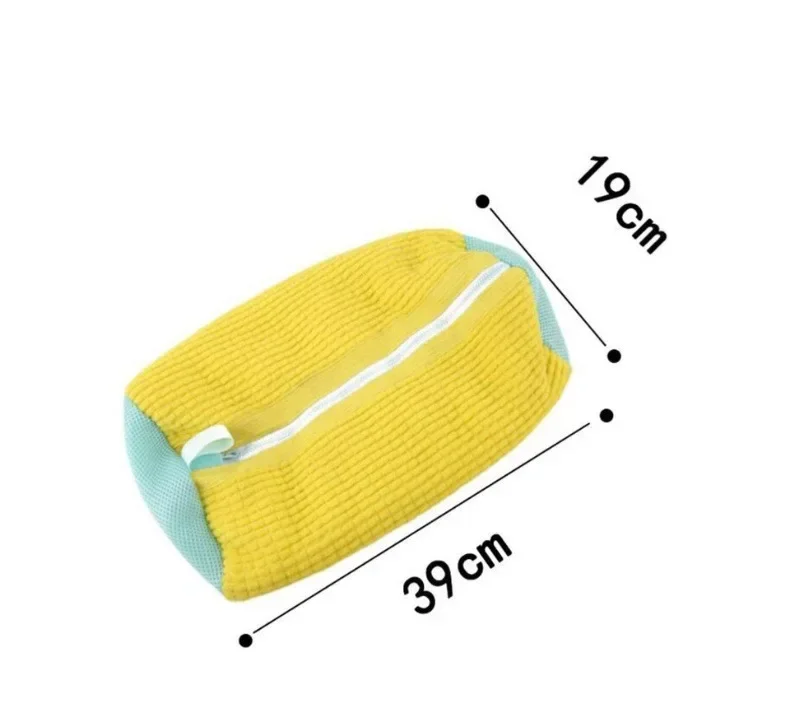 1pc Shoe Washing Bag Cotton Laundry Fluffy Fibers Easily Remove Dirt Washing Bags Anti-Deformation Shoes Clothes Organizer