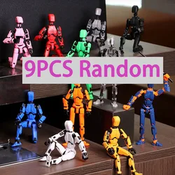 Shapeshift Robot Ornaments: 3D Printed Mannequin Action Figures (9PCS Random)