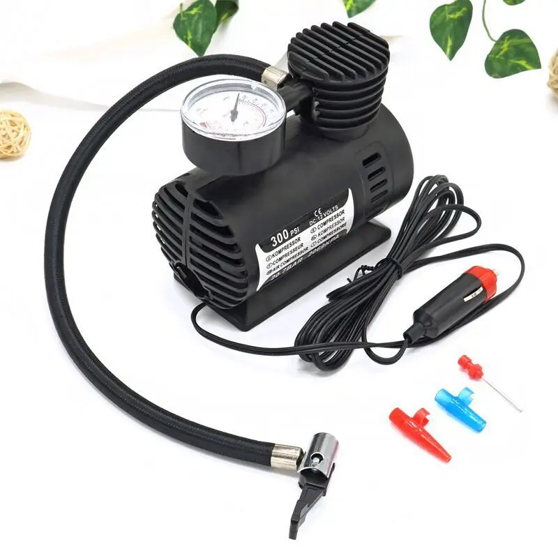 

300psi Portable Mini Car Air Compressor Tire Inflator Pump Universal Auto Accessories Repair Tool For Cars Bicycle Kayak Tire