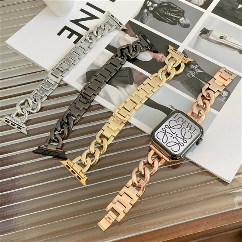 Stainless Steel Bracelet Belt  Straps Apple Watch Series 8 - Strap Apple  Watch Band - Aliexpress