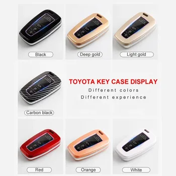 Custodia per chiave Auto remota Shell per Toyota Chr C-HR Camry Corolla Prado Prius RAV4 2018-2022 Cruiser Smart accessori Auto - Custodia per chiave Auto remota Shell per Toyota Chr C HR Camry Corolla Prado Prius