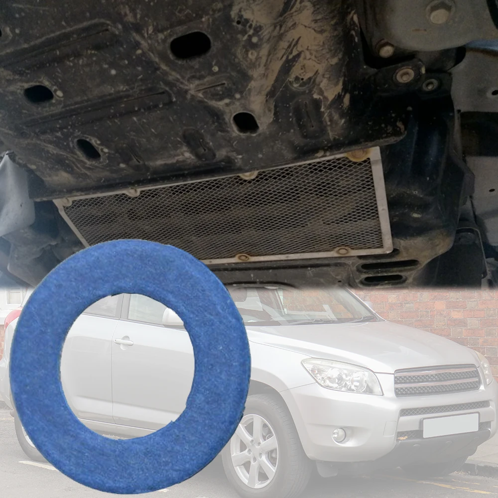 Oil Drain Plug Gasket Oil Drain Plug Seal Washer Sealing Washers for Toyota RAV 4 XA40 XA30 XA20 2001-2015 Oil Drain Sump Plug Washer Gasket Seal 90044-30281