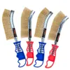 1PCS Multipurpose Tool Wire Brush Handheld BBQ Stainless Steel Metal Rust Removal Clean Brush Industrial Polishing And Deburring 1