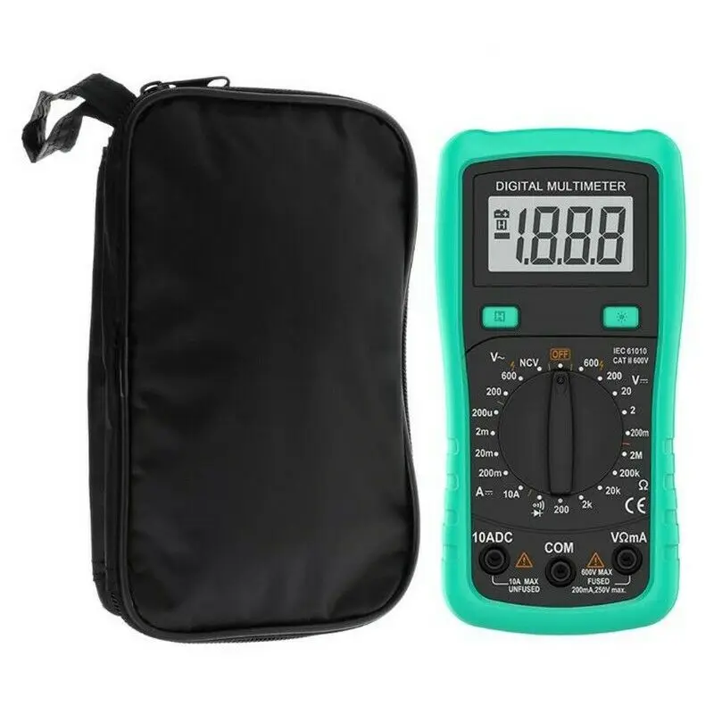 Digital Multimeter Bag Multi-tool Kit Power Tool Kit Nylon Case 210mm 200mm 245mm Soft Bag Waterproof Durable Shockproof