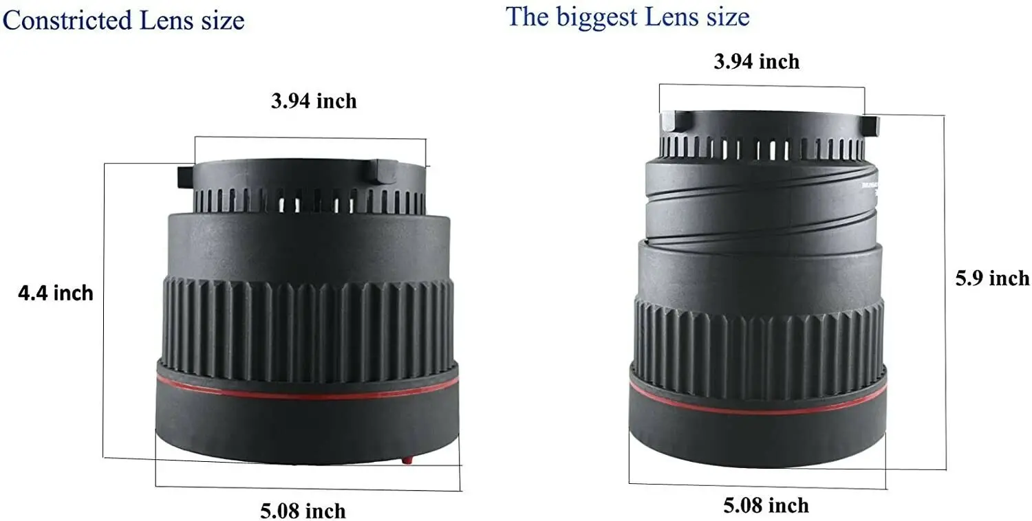 Nanguang NG 10X Fresnel Focusing Lens for LED Flash Studio Light Focus Lens Bowe