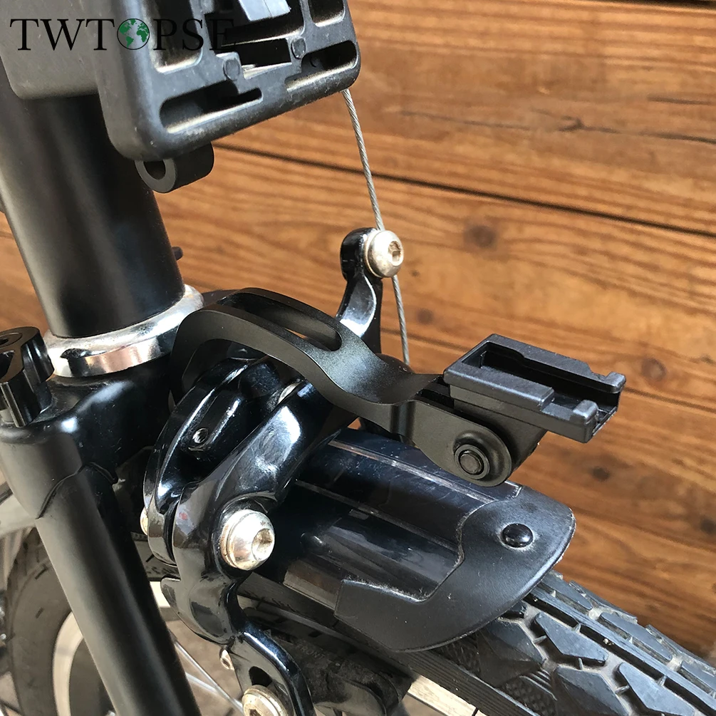 TWTOPSE 自転車フロントライトマウントブラケットブロンプトン用