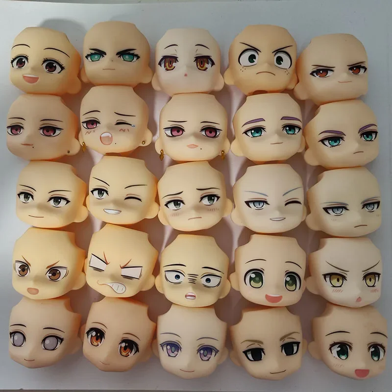(only face) GSC Clay Man  Face doll face doll accesorios ob11 plain doll new powerful version magic modified neck and neck card face support gsc clay head doll accessories
