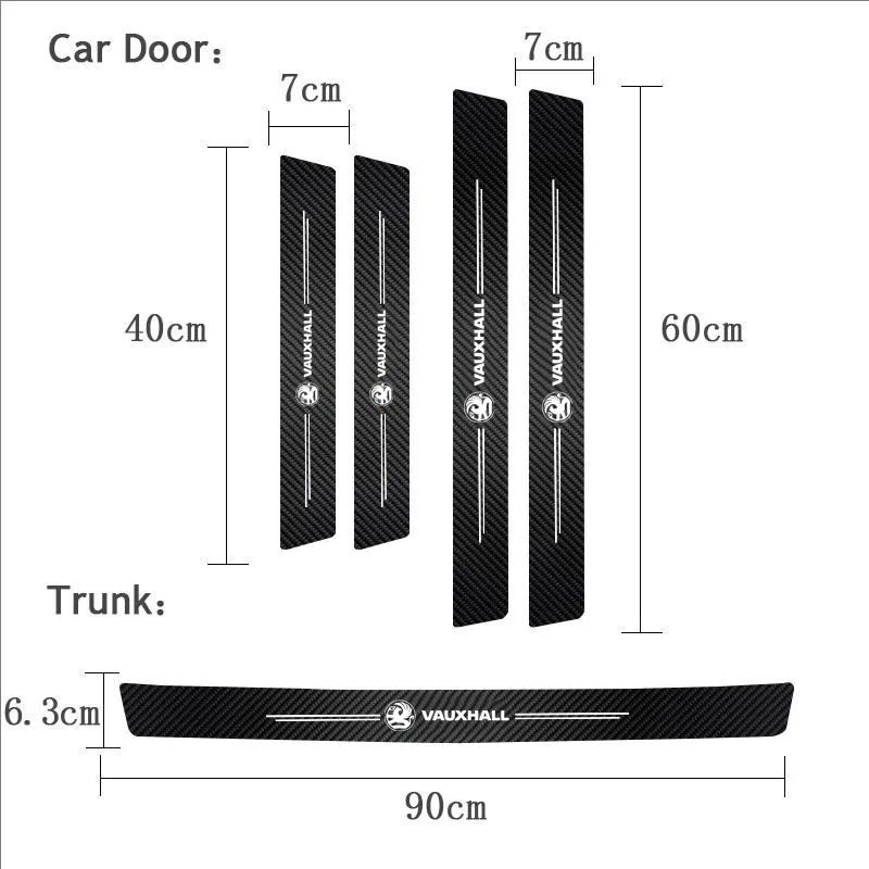 Premium Car Door Sill Plate Protector Stickers - Universal Fit for Enhanced Vehicle Interiors