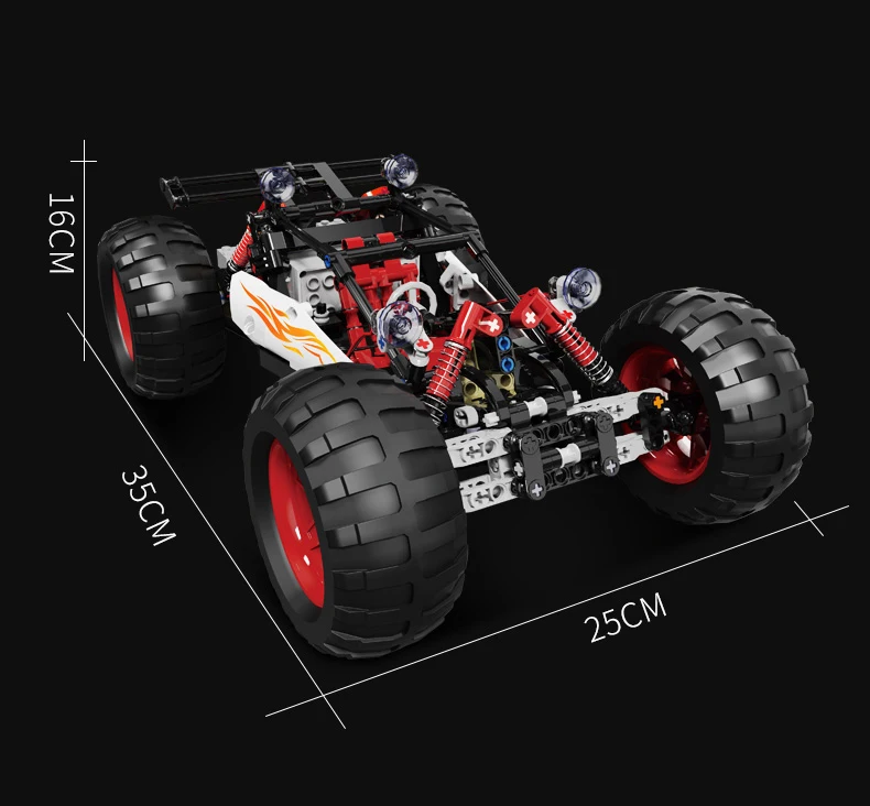 S9e846067d8e44b2aaac9823bc9d1754fo Technical Buggy Car K96116 APP Remote Control Moter Power Building Blocks Bricks Programming Gift Sets Toys For Children Kids