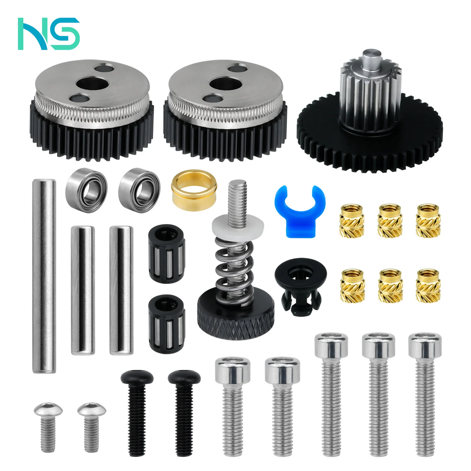 Hgx-lite-extrusora Gear Kit para Impressora 3d Acessórios Aço Temperado Compatível com Ender3 Ender-3 de Alta Qualidade