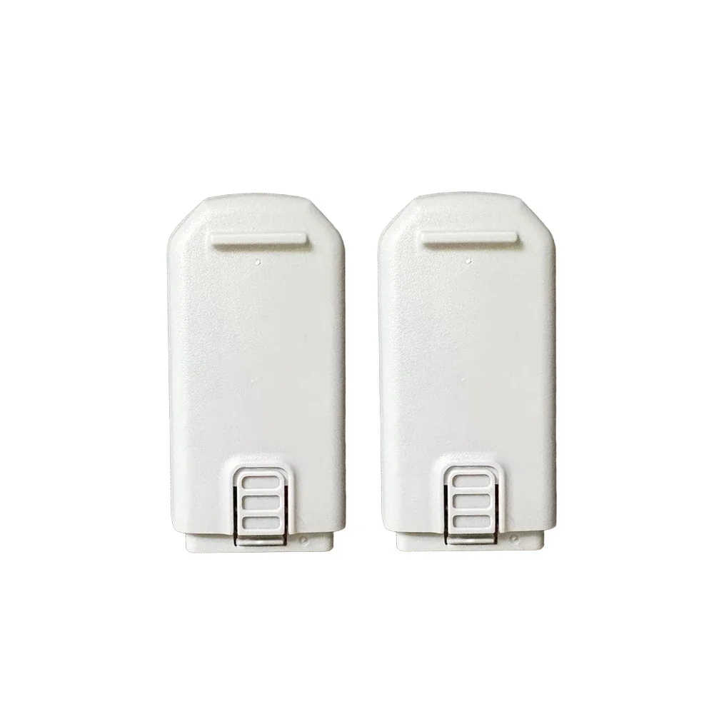 Détail des connecteurs et de l'étiquette d'une batterie drone 3.7V 380mAh Lipo