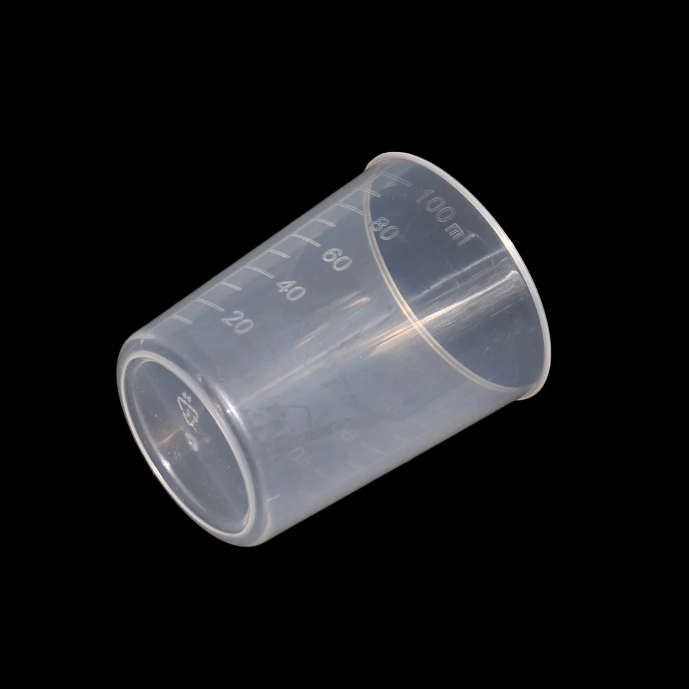 Transparent Graduated Measuring Cup and Beaker for Laboratory and Kitchen Use