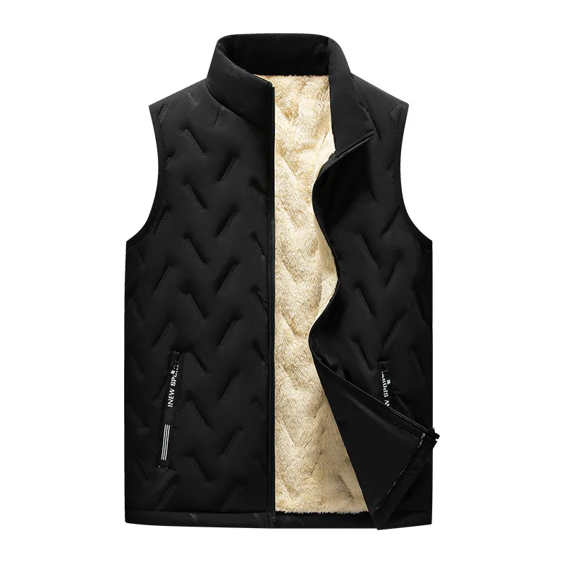 MJ-01 black lambswool vest