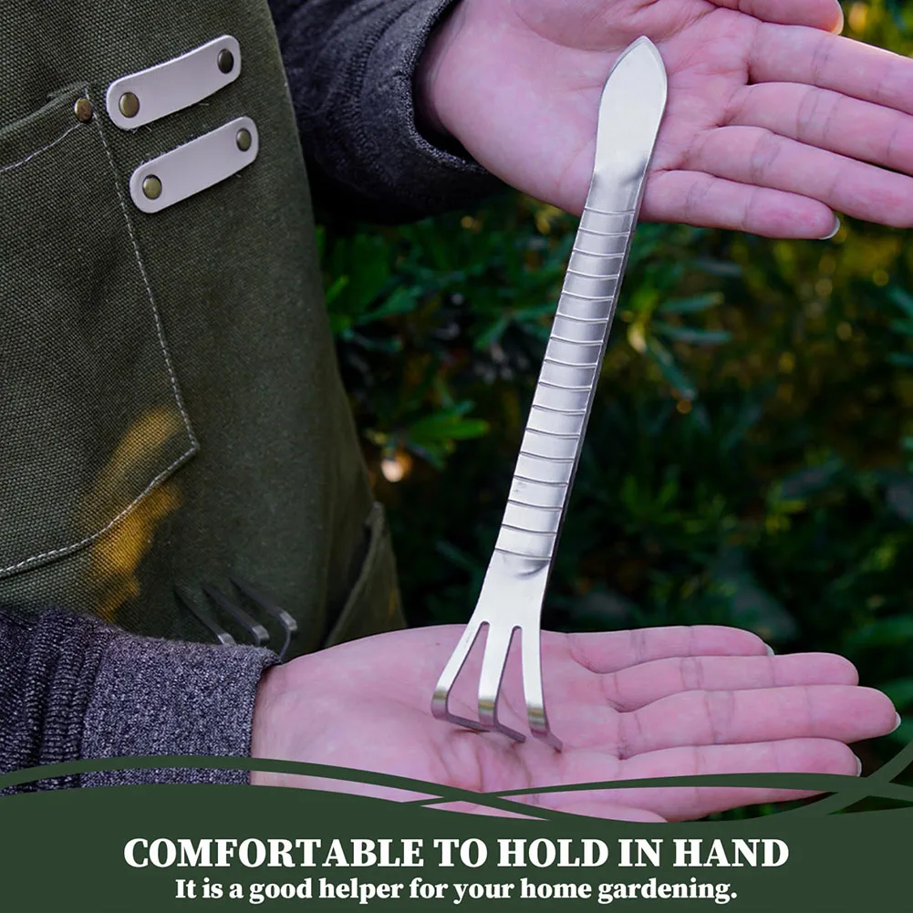 Gardening Tasks Small And Portable Hand Rake Rust Proof Gardening Tasks Potting Comfortable Grip Product Name Easy To Use
