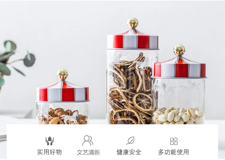 Description Picture 3 of itemHermetic Containers for Food Storage Pots Container for Cereals Kitchen Storage & Organization Glass Jar With Lid Airtight Mason