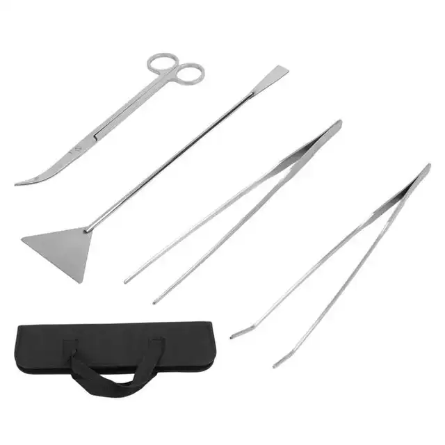 Akvárium Aquascape Tools Kit Multifunkciós Rozsdamentes Acél Vízi Növény Olló Az Akváriumhoz