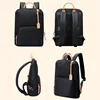 BOPAI Women Fashion Lightweight Commuter Backpack Business Cowhide Shoulder Bag Waterproof Nylon Bag 14 inch Computer Bag 4