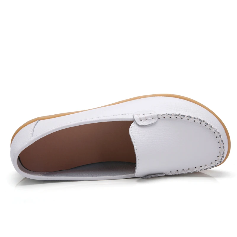 Women Flats Ballet Shoes Cut Out Leather Breathable Moccasins Boat Shoes Ballerina Casual women shoes