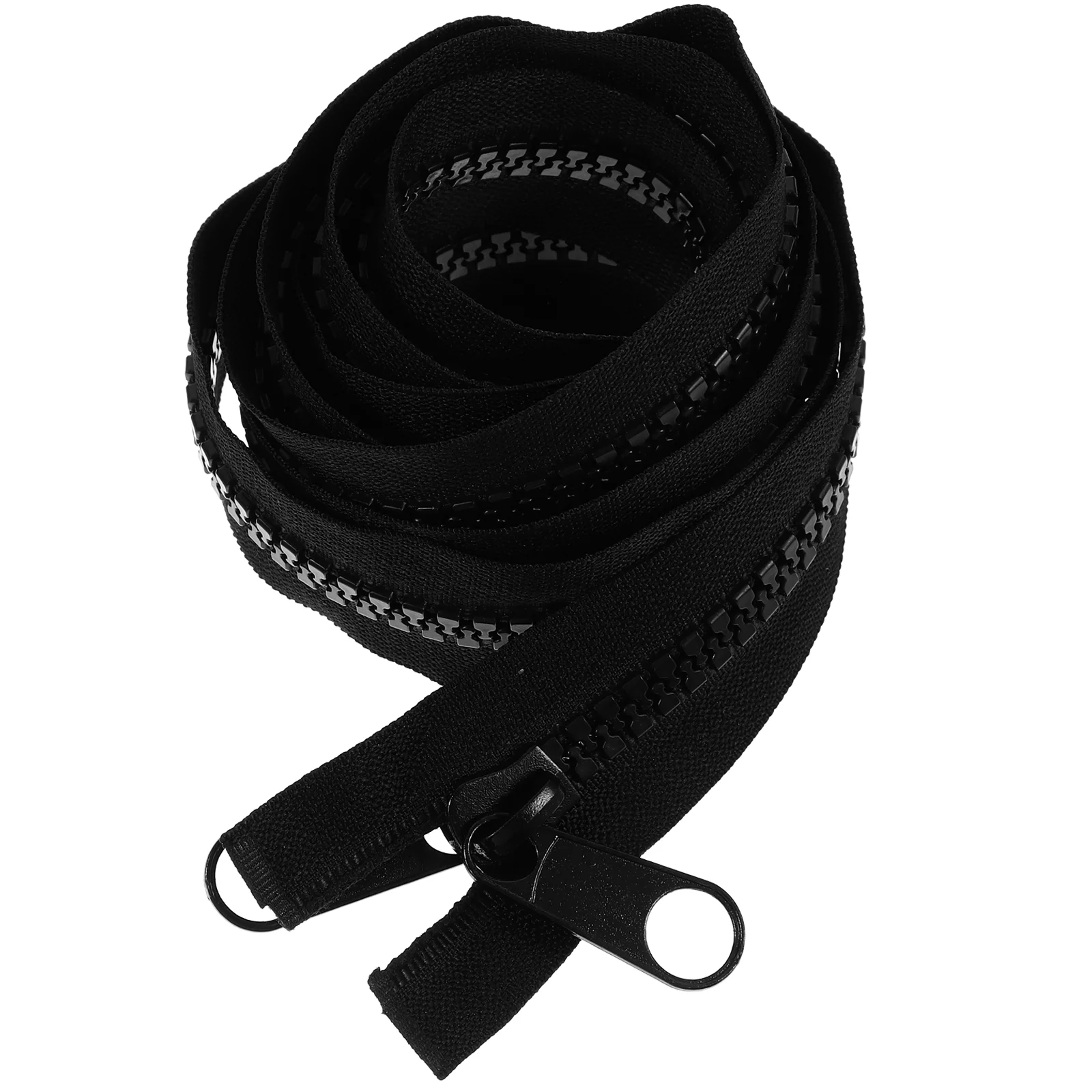 

Zips for Sewing 200cm Durable Resin Invisible Zip Concealed Zip Open Ended Zips Sewing Supplies for Backpack Coat Tent