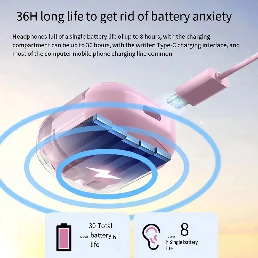 Air31 Tws Earpuds Wireless Bluetooth 5.0 Sport Gaming Headsets Noise Reduction Earbuds Mic Headphones with LED Display Earphones 2