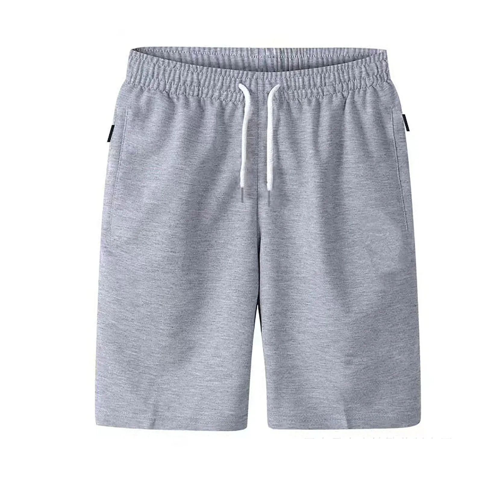 Cropped Pants Men'S Slacks Baggy Sweatpants Soild Beach Pants Drawstring Stretch Summer Trousers Casual Shorts For Man Sport