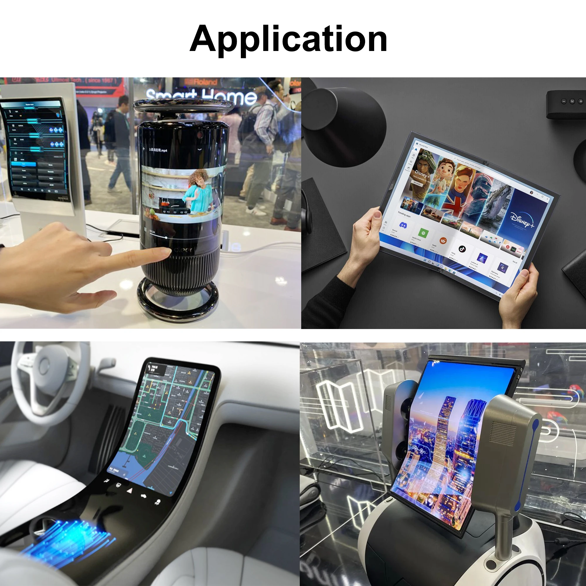 Рисунок 2 - Сенсорный гибкий ЖК-монитор Wisecoco