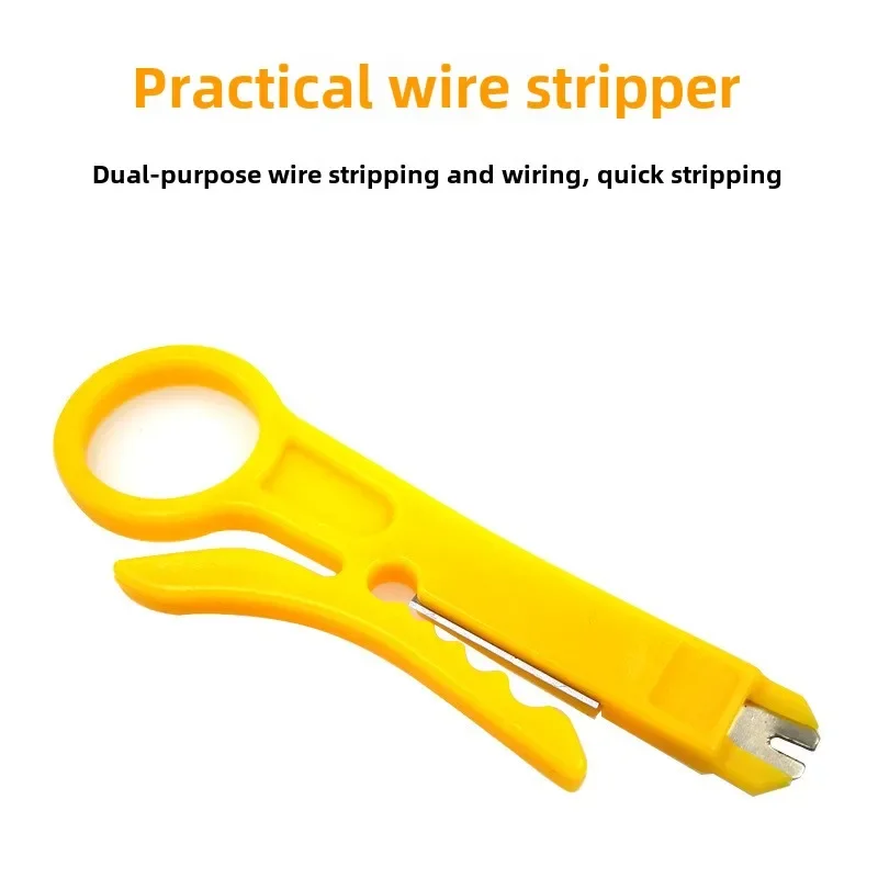 Cable Stripping Wire Cutter Crimping Tool Multi Stripper Knife Crimper Pliers Mini Portable Decrustation Electrical Straight
