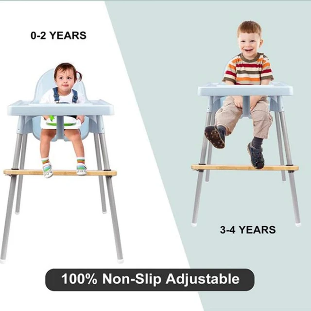 Baby Highchair Foot Rest Footrest Baby Natural Bamboo Baby Highchair Foot  Rest High Chair Footrest With