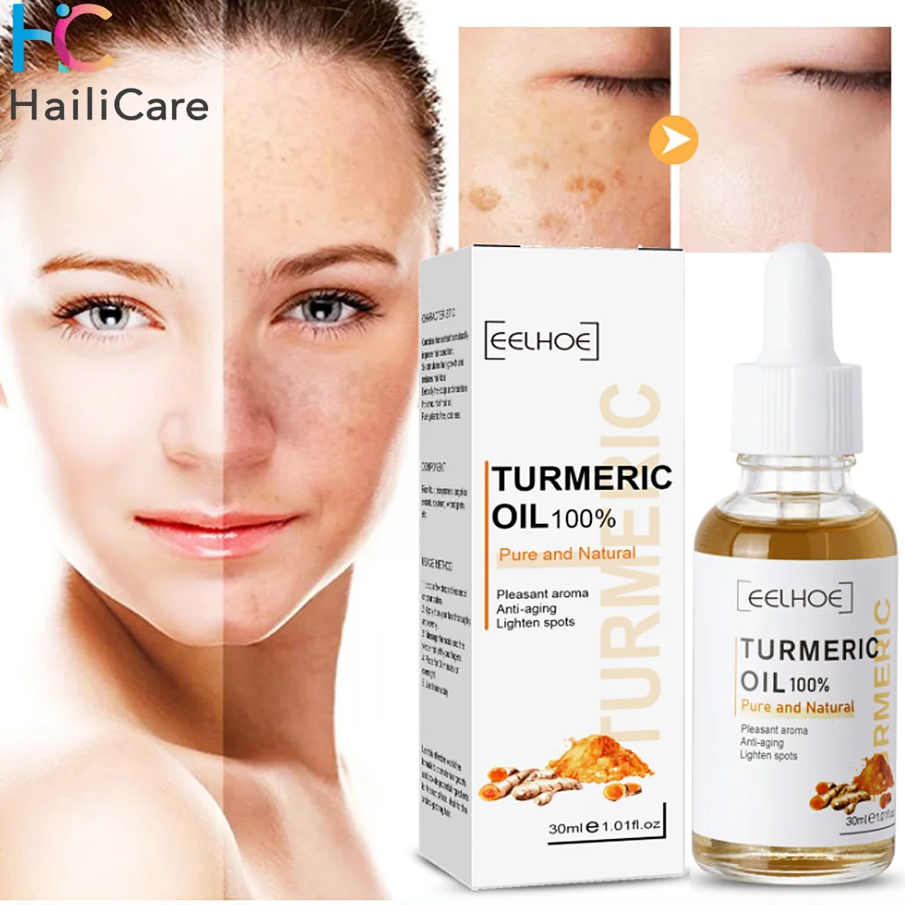 

Turmeric Serum Turmeric Oil Original Lighten Spots Essential Oils Anti Aging Remove Dark Spots Pigment Corrector Whitening Skin