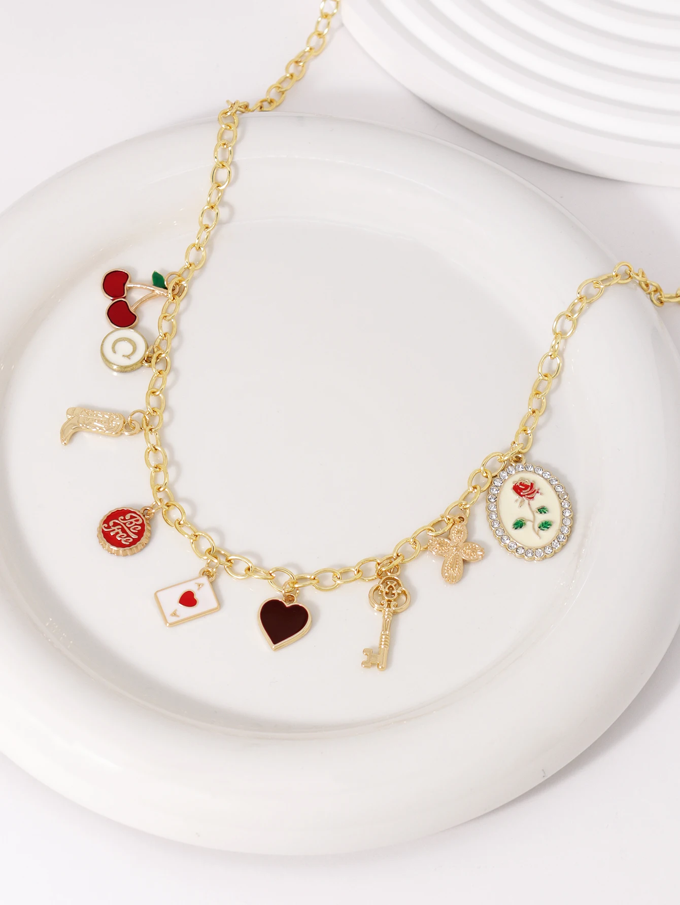 Charm Necklace Pendants Minimalist Jewelry for Women
