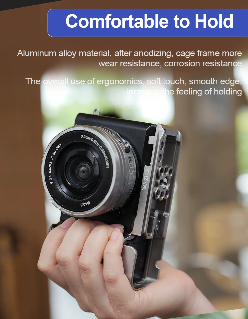 Suitable For Sony A6400 Camera Rabbit Cage Tripod Video Shooting Protection Fram